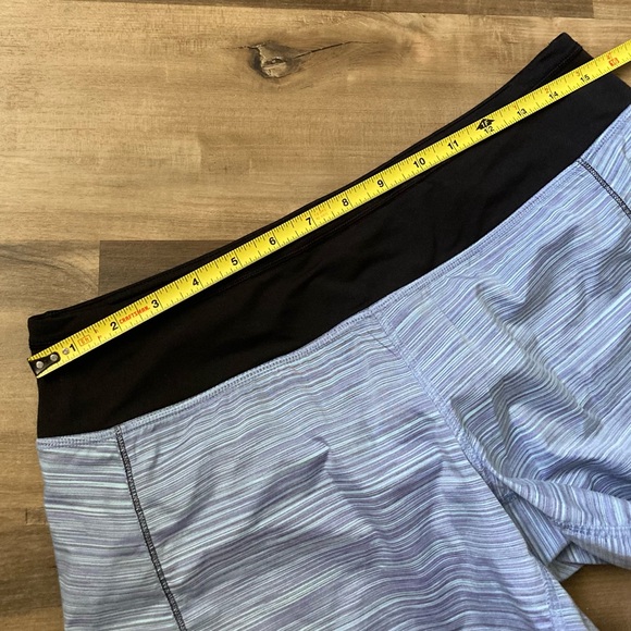 [Lululemon] Turbo Run Short Twisted Stripe Caspian Blue 6 - Picture 8 of 10